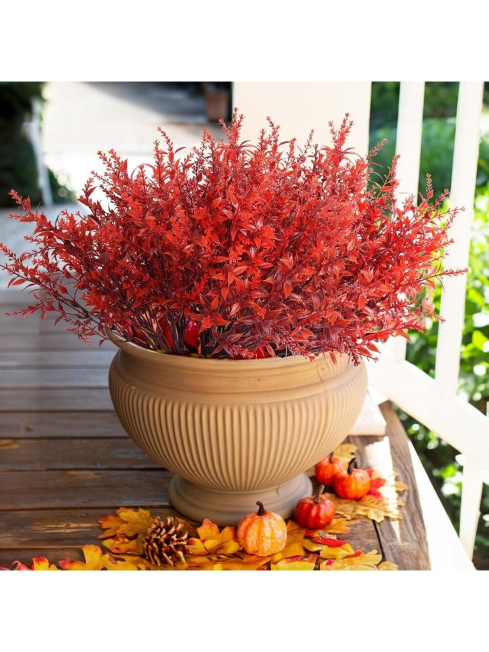 36Pcs Artificial Fall Lavender & Burgundy Flowers - Gothic Home Decor